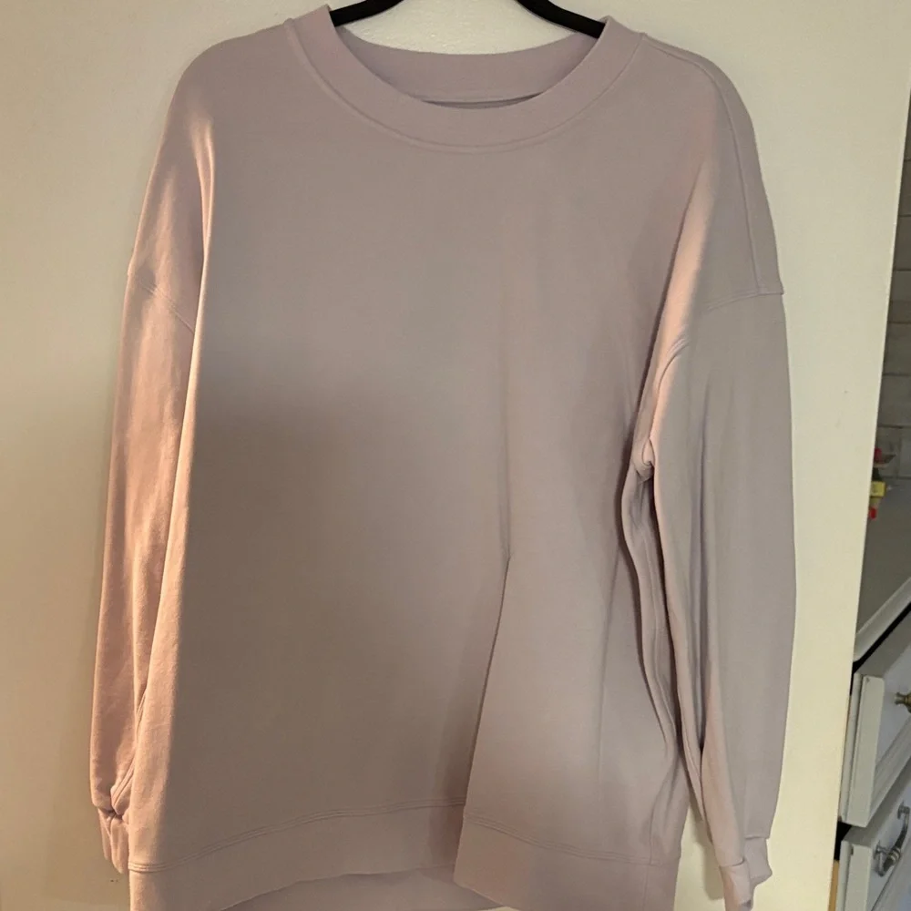 Lululemon lilac Oversized Sweatshirt - Picture 1 of 3